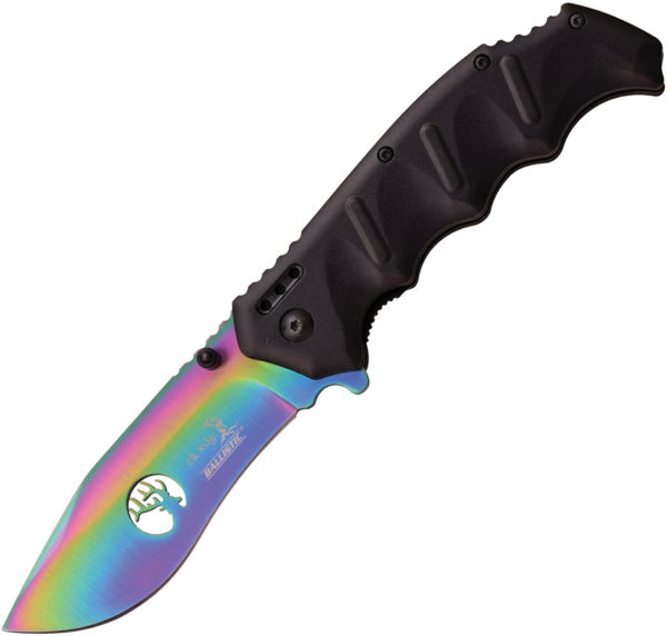 Elk Ridge Linerlock,Elk Ridge Linerlock A/O ,Elk Ridge Linerlock A/O Knife Rainbow (3.5")