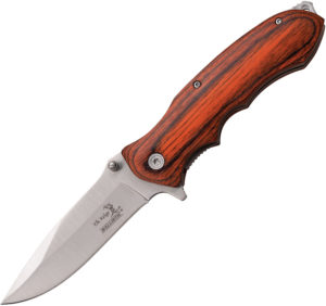 Elk Ridge Linerlock A/O Knife Brown (3.5″)