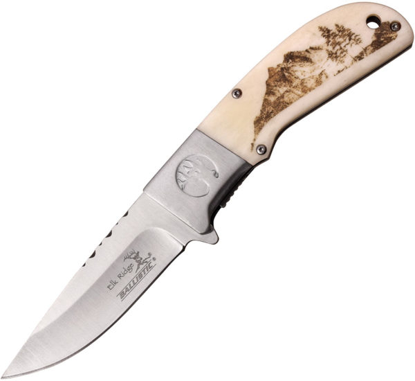 Elk Ridge A/O ,Elk Ridge A/O Knife White Bone (3.5")