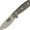 ESEE 3 Desert Tan fixed blade knife with sheath