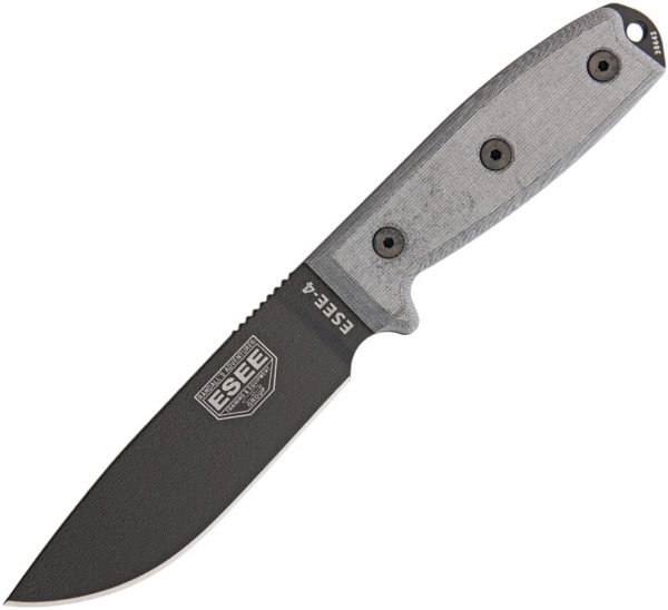 ESEE Model 4 Carbon Steel Plain (4.5")