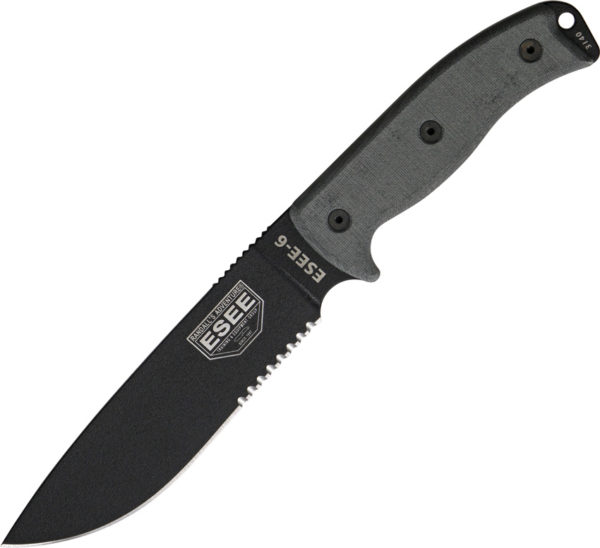ESEE Model 6 Part Serrated (5.75") ESEE Model 6 Part Serrated (5.75")