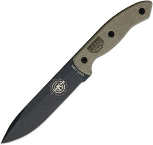 Esee CM6 Knife Green Micarta (5.88″, Gray)