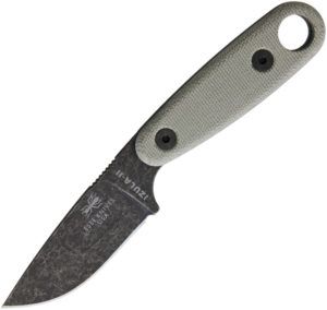 ESEE Izula II Green Micarta (2.63″ Black Oxide)