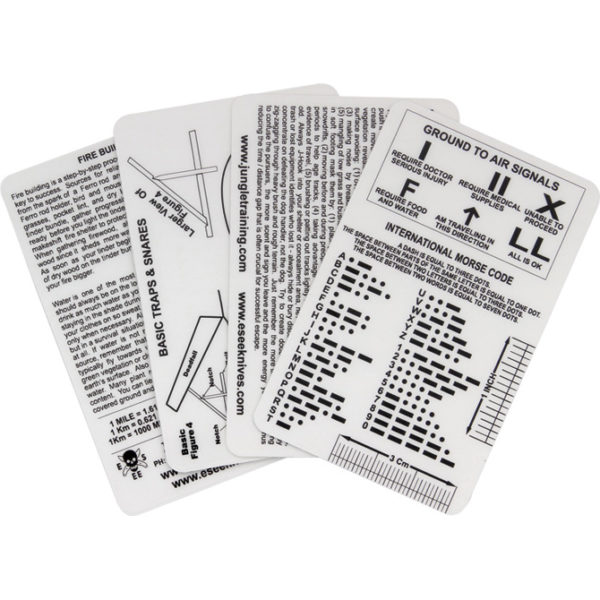 ESEE Izula Gear Survival Card Set