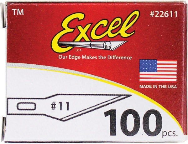 Excel Blades No 11 Double Honed Blade 100pk