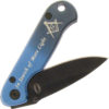 Frost Cutlery Masonic Bandit Linerlock Blue (2.5")