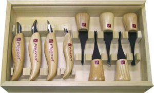 Flexcut Deluxe Palm and Knife Set