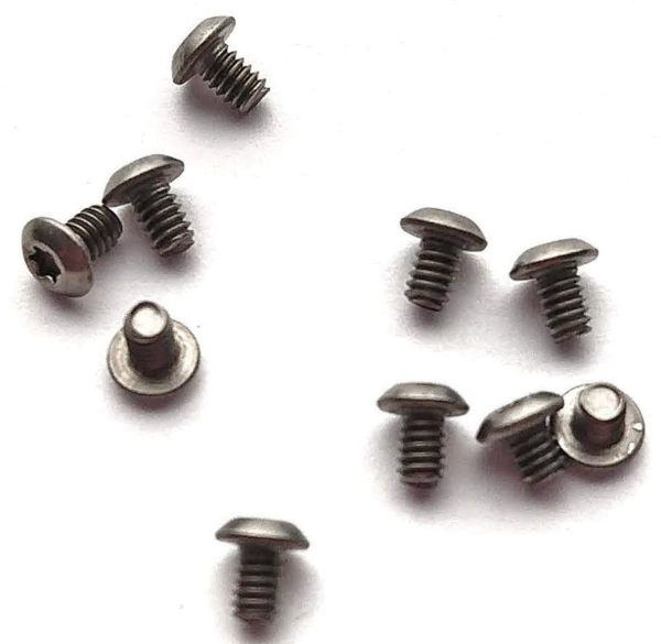 Flytanium Body Screws for Bugout Silver