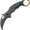 FOX Karambit Framelock Knife Black (2.5") FOX Karambit Framelock Knife Black (2.5")