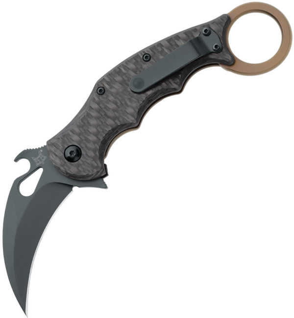 FOX Karambit Framelock Knife Black (2.5") FOX Karambit Framelock Knife Black (2.5")