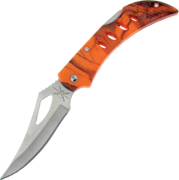 Frost Cutlery Tactical Lockback Orange Camo (3.25")