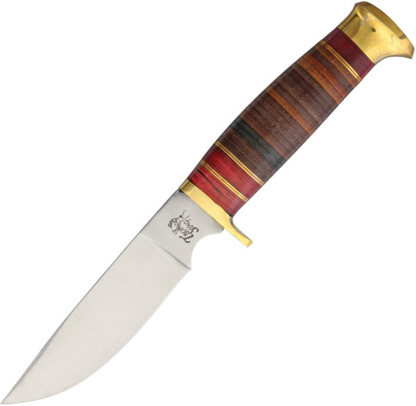 Frost Cutlery Trophy Stag Hunter Leather (4.5")