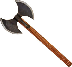 India Made Hero Axe with Studded Handle