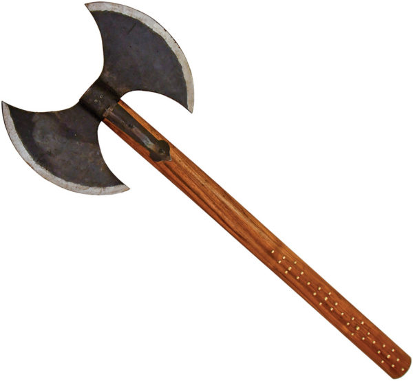 India Made Hero Axe with Studded Handle