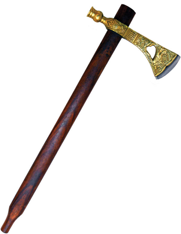 India Made Tomahawk Engraved Brass