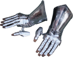 Get Dressed For Battle Articulated Steel Gauntlets