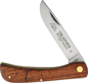 German Eye Work Knife Brown Wood