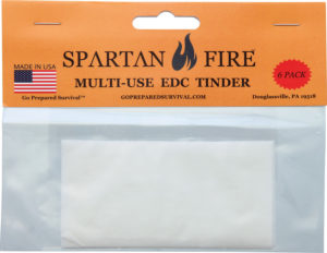 Go Prepared Survival Spartan Fire Multi-Use Tinder