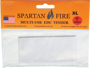 Go Prepared Survival Spartan Fire XL EDC Tinder