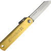 Higonokami Folder Brass Blue Paper Steel (2")