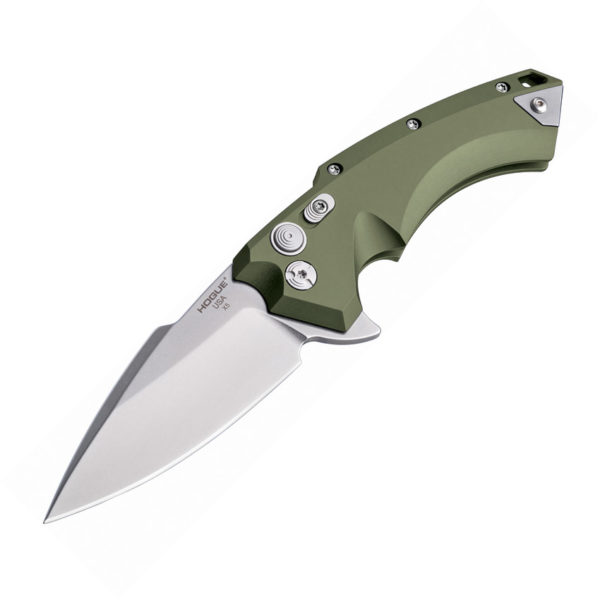 Hogue X5, Hogue X5 Spear Point, Hogue X5 Spear Point Flipper Knife, Hogue X5 Spear Point Flipper Knife Green, Hogue X5 Spear Point Flipper Knife Green (3.5" Stonewash) 34571