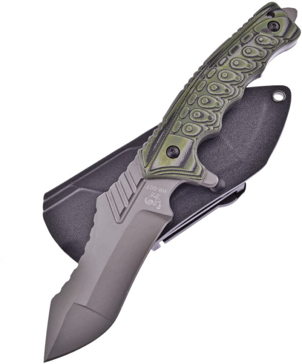 Hen & Rooster Fixed Blade Green (4.25")