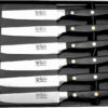 Hen & Rooster Int Steak Knife Set Black Wood (5")