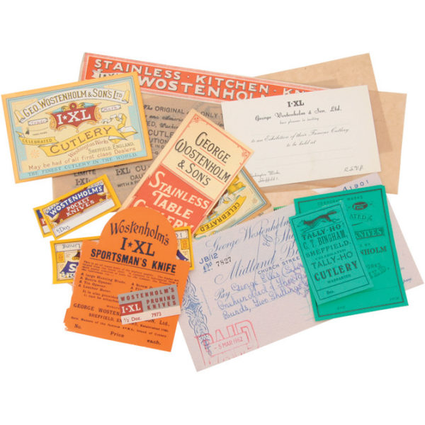 IXL Cutlery Box Label Assortment IXL Cutlery Box Label Assortment