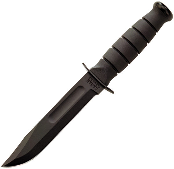 Ka-Bar Short, Ka-Bar Short Plain Edge Knife Black (5.25")