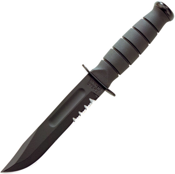Ka-Bar Short ,Ka-Bar Short Knife Black Serrated ,Ka-Bar Short Knife Black Serrated (5.25")