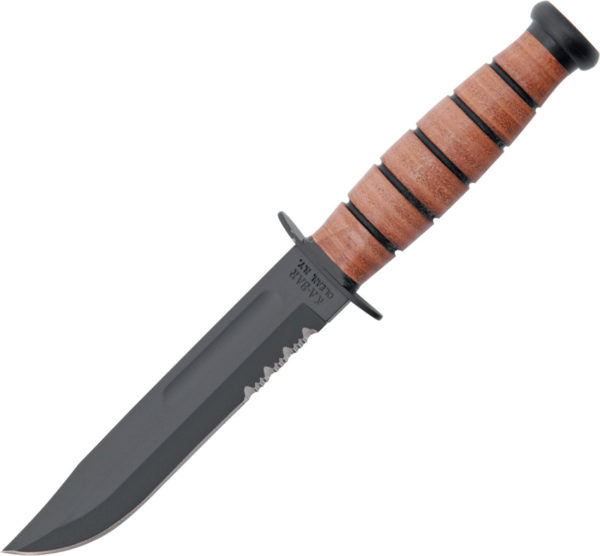 Ka-Bar Short , Ka-Bar Short USA Knife ,Ka-Bar Short USA Knife Leather Sheath (5.25")