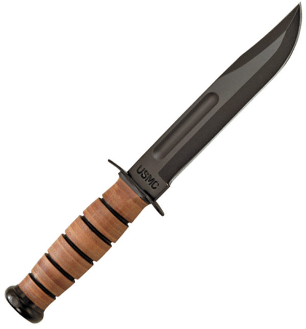 Ka-Bar USMC, Ka-Bar USMC Fighting Knife, Ka-Bar USMC Fighting Knife Leather (7")