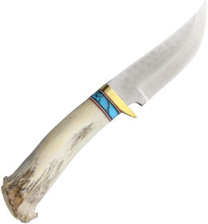 Ken Richardson Knives Fixed Blade Hunter Turquoise (4″)