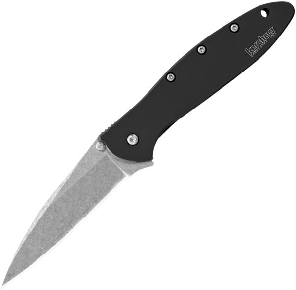 Kershaw Leek Linerlock A/O Black SW (3") Kershaw Leek Linerlock A/O Black SW (3")