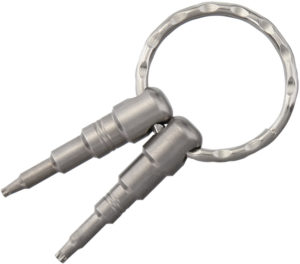 LionSTEEL TRE Knife Keyring Torx Bits