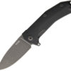 LionSTEEL KUR Linerlock Bl Stonewash (3.375")