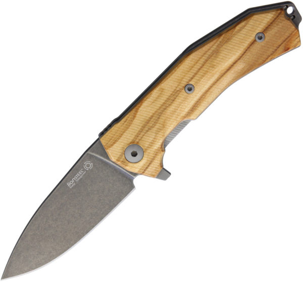 LionSTEEL KUR Linerlock Olive Wood (3.5")