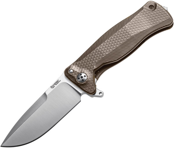 LionSTEEL SR11 Framelock Titanium Bronze (3.75")