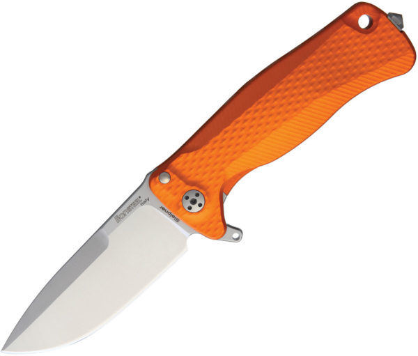LionSTEEL SR22 Framelock Orange Satin (3")