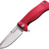 LionSTEEL SR22 Framelock Red Satin (3")