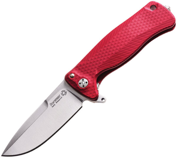 LionSTEEL SR22 Framelock Red Satin (3")