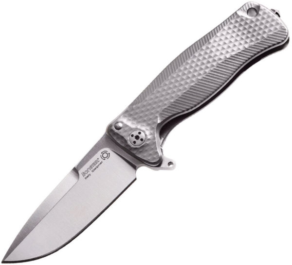 LionSTEEL SR22 Framelock Titanium Gray (3")