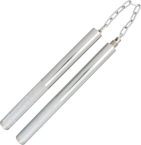 Miscellaneous Nunchakus Silver Finish