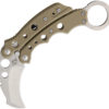Mantis Vuja De Karambit Desert Tan (2") Mantis Vuja De Karambit Desert Tan (2")
