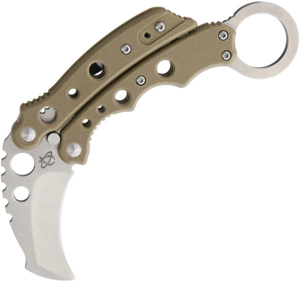Mantis Vuja De Karambit Desert Tan (2") Mantis Vuja De Karambit Desert Tan (2")