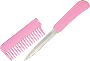Miscellaneous Comb Knife Pink (3.25″)