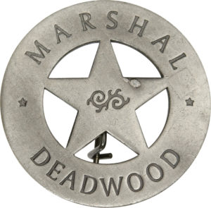 Badges Of The Old West Marshal Deadwood Badge