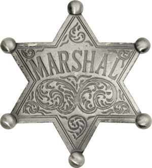 Badges Of The Old West Marshal Badge