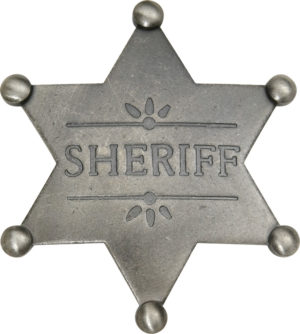 Badges Of The Old West Sheriff Badge